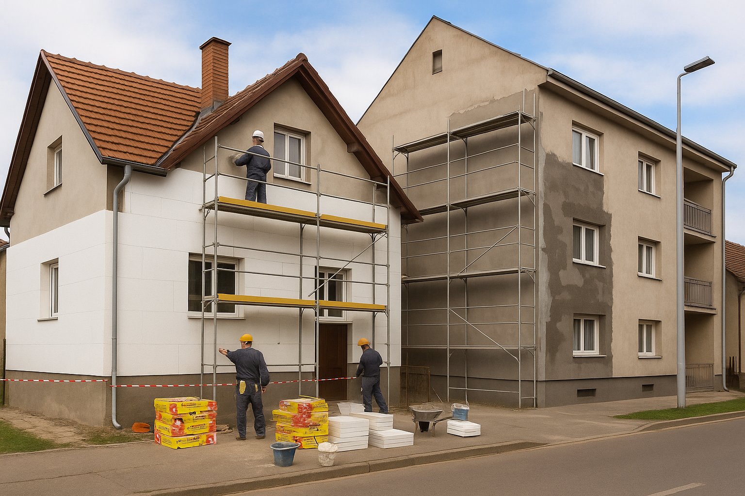 Postavljanje stiropor fasade