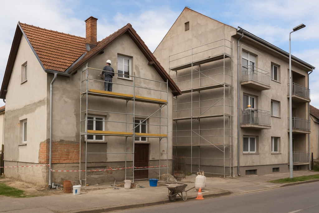 Pripreme za postavljanje fasade od stiropora