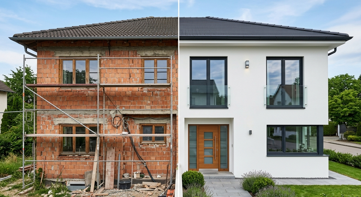 fasade cijena po m2 moderna kuća završna fasada