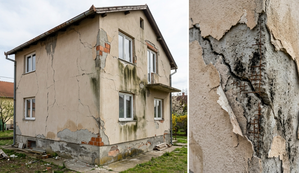 loša fasada pucanje problemi zbog loše izvedbe