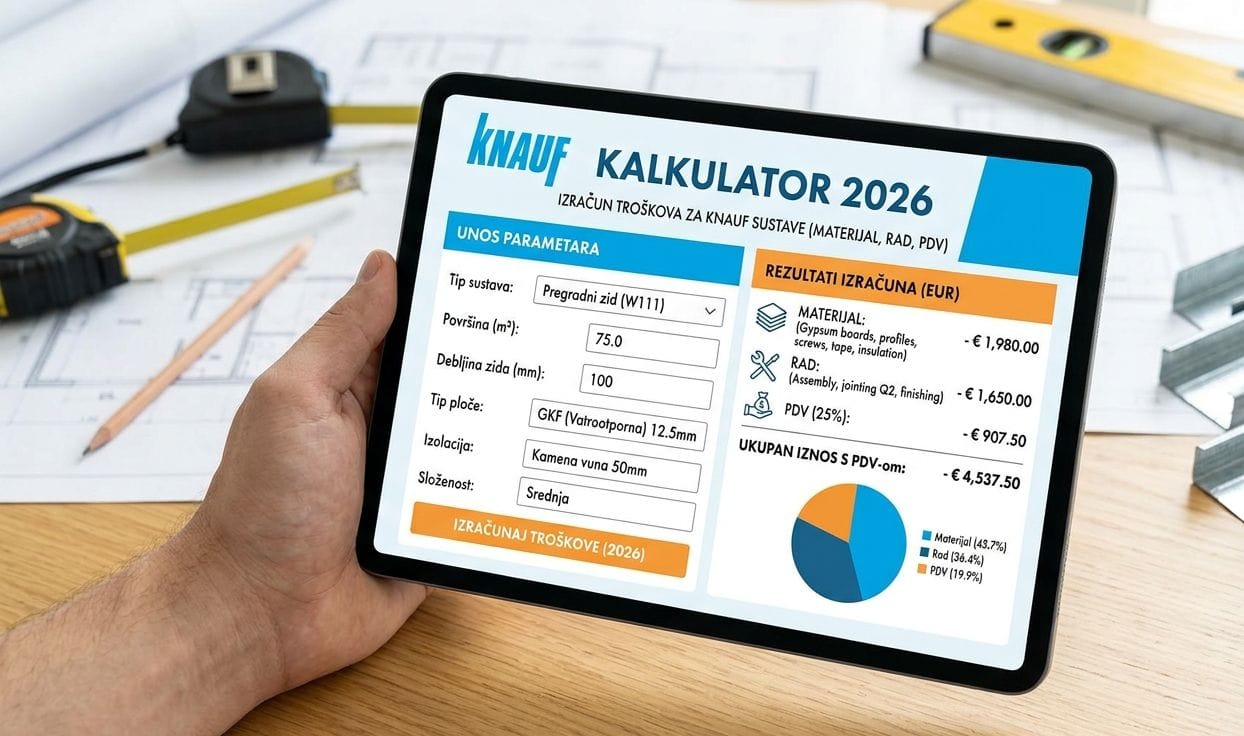 Knauf kalkulator suha gradnja
