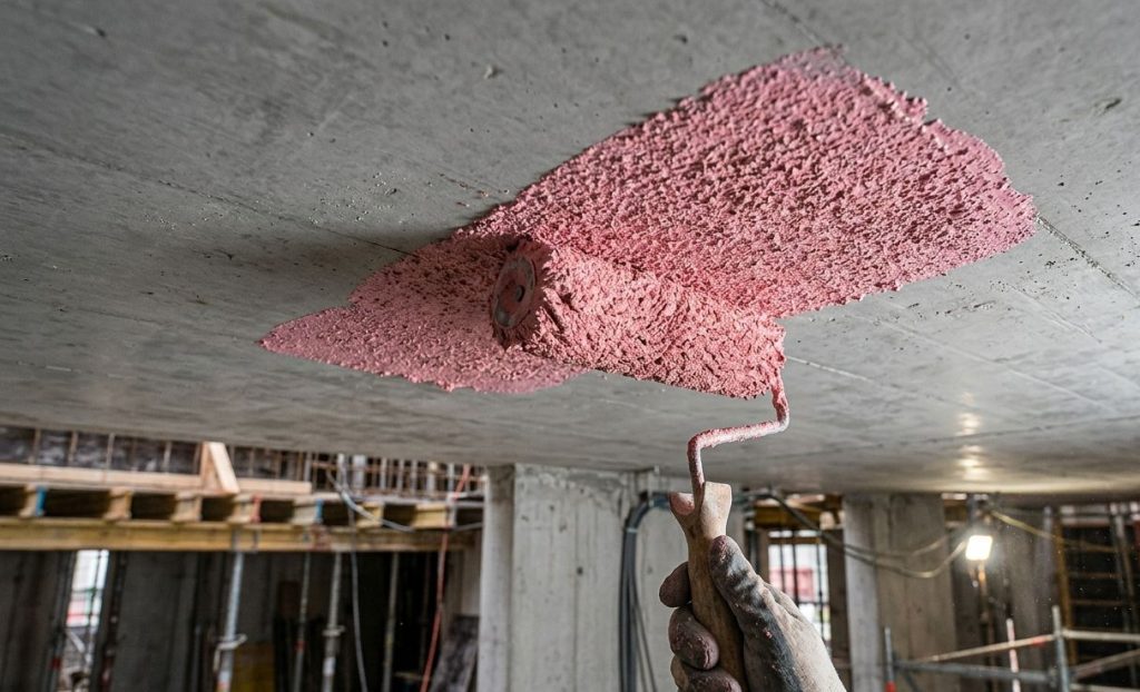 kontaktni premaz strojno žbukanje na betonu
