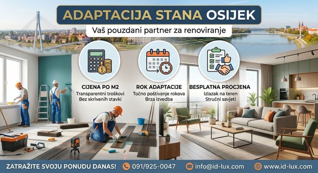 Adaptacija stana Osijek