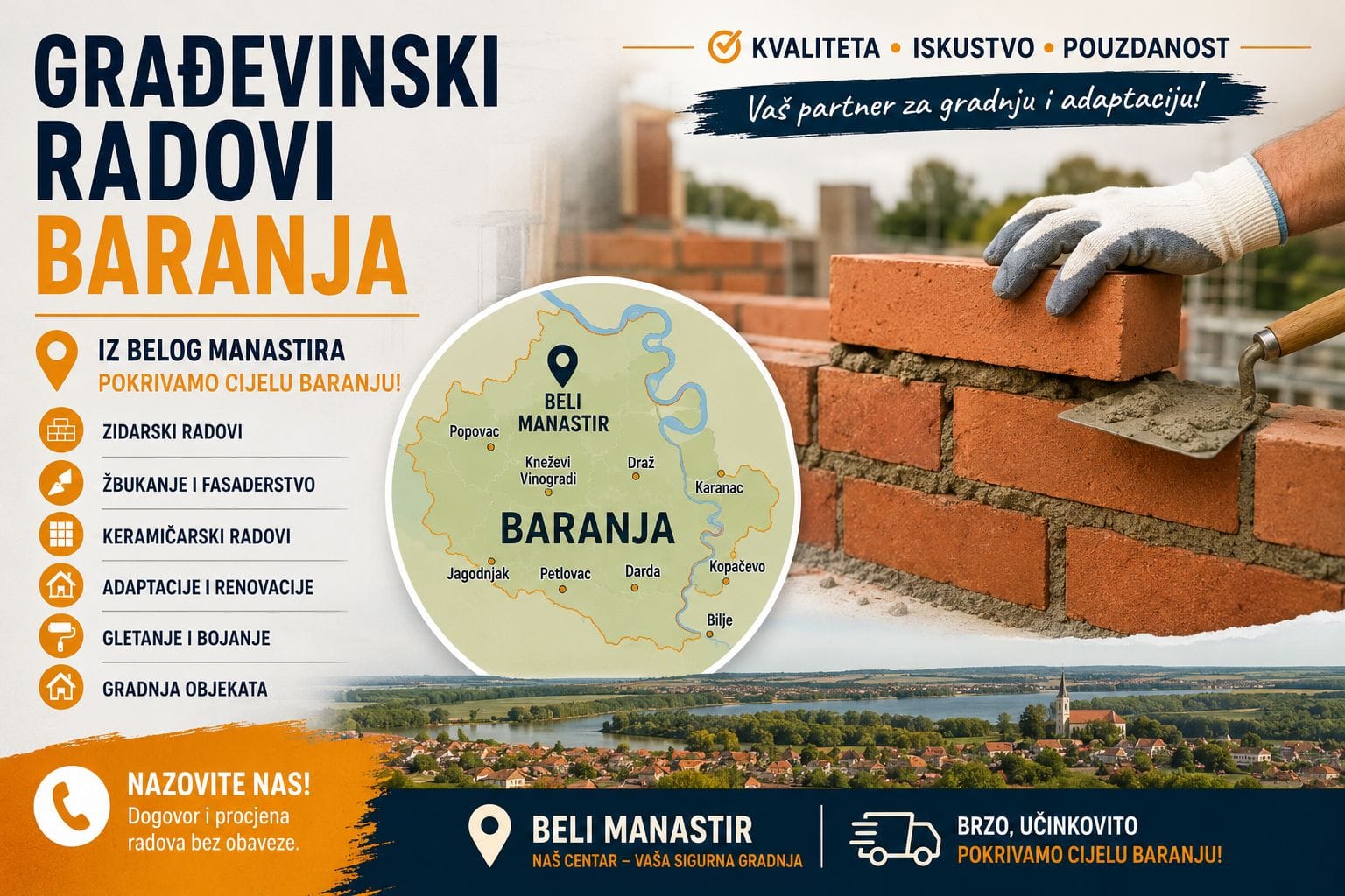 Građevinski radovi Baranja