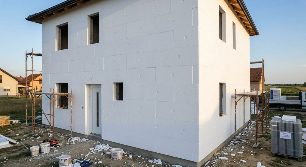 izrada stiropor fasade debljine 15 cm