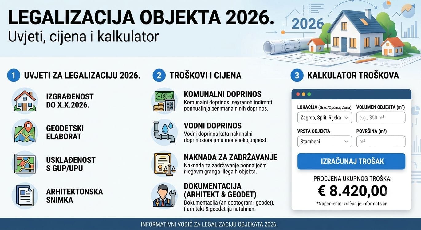Kalkulator za legalizaciju objekta