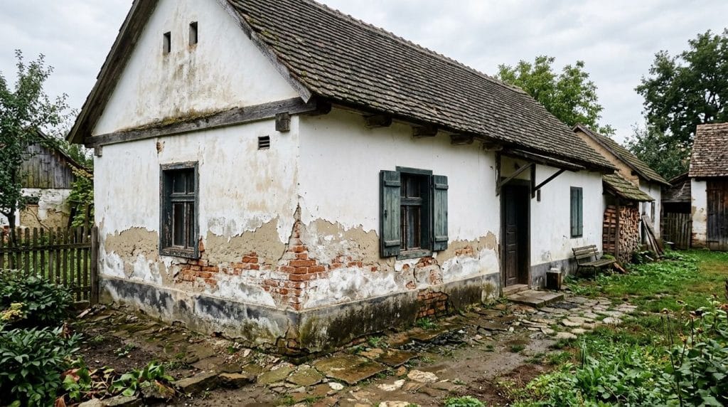 Stara Baranjska kuća bez hidroizolacije